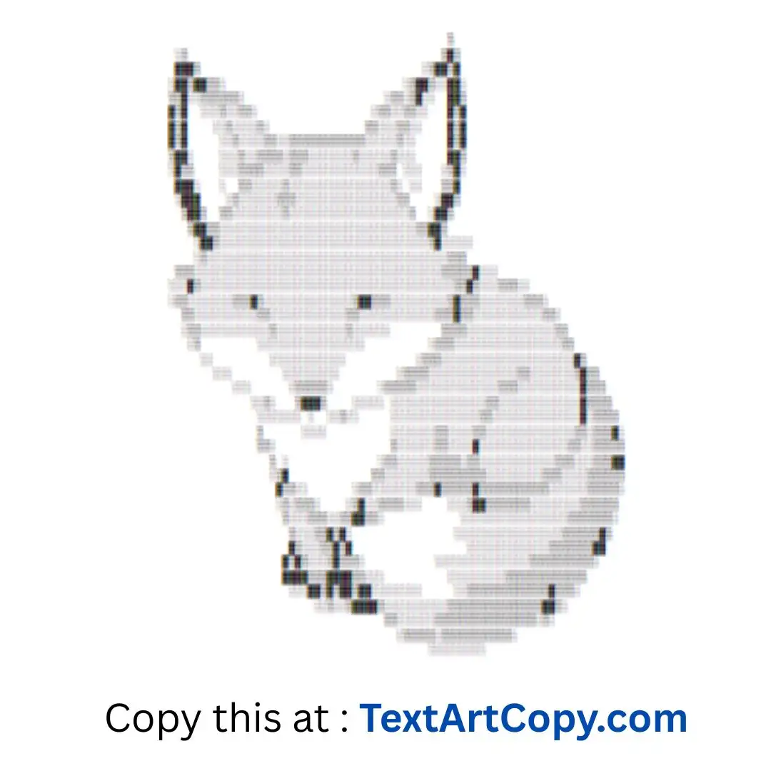 Dhole Text Art