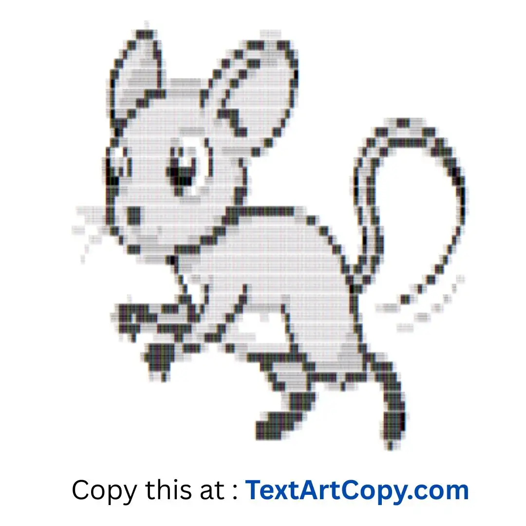 Dormouse Text Art Copy