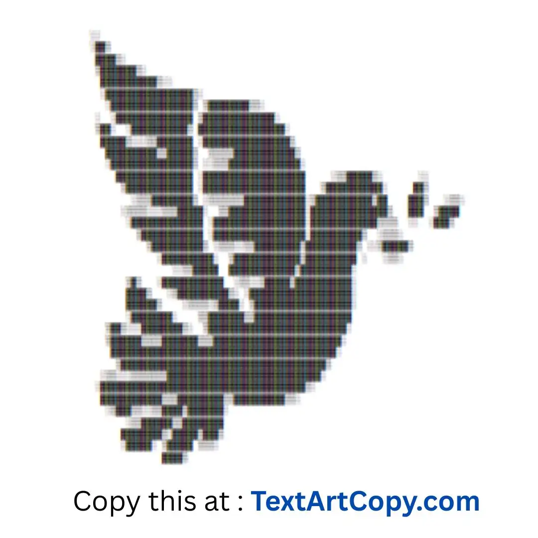 Dove ASCII Art Copy