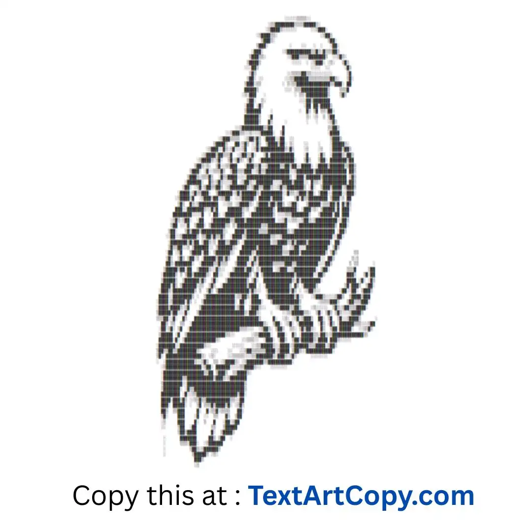 Eagle Text Art