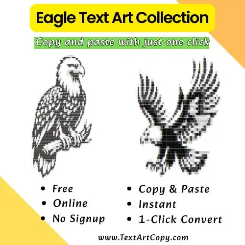 Eagle Text Art Copy