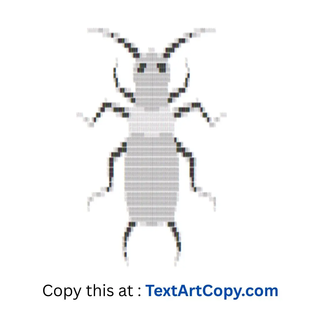 Earwig Text Art Copy