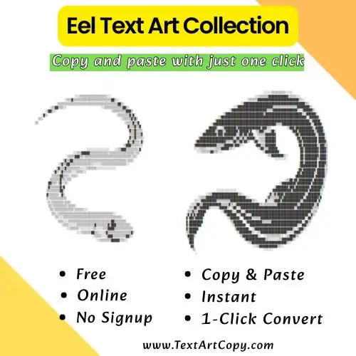 Eel Text Art Copy