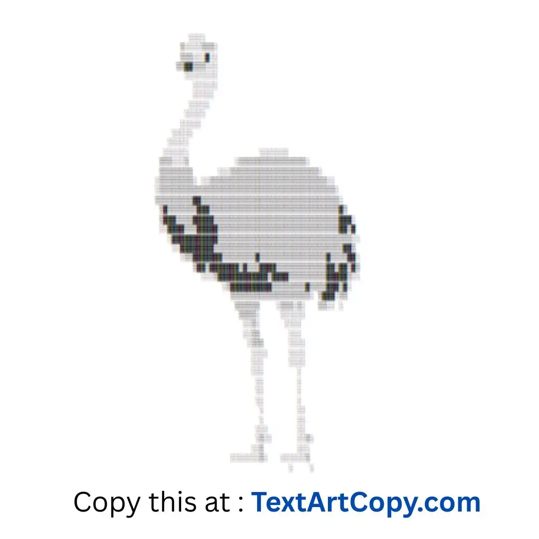 Emu ASCII Art Copy