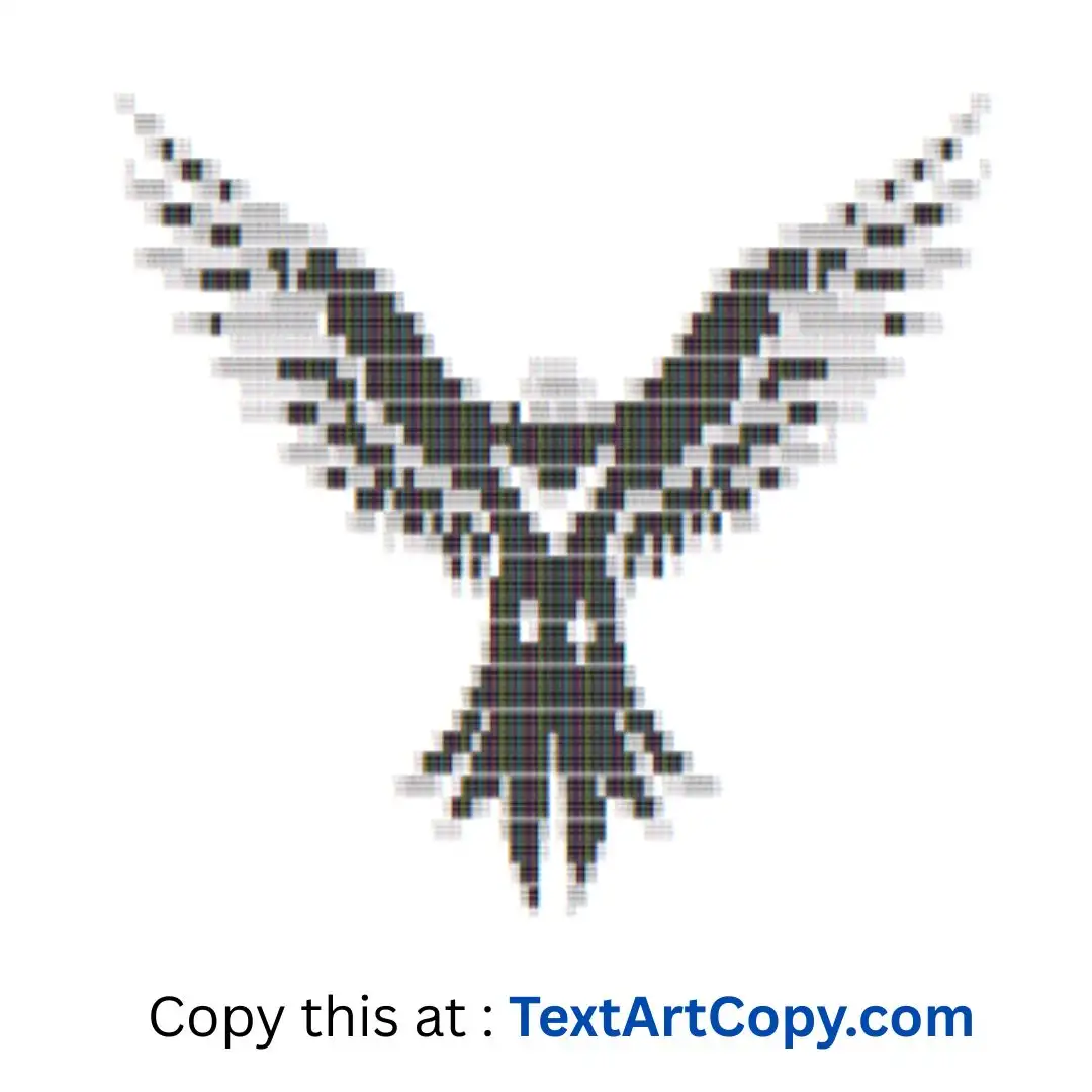 Falcon ASCII Art Copy