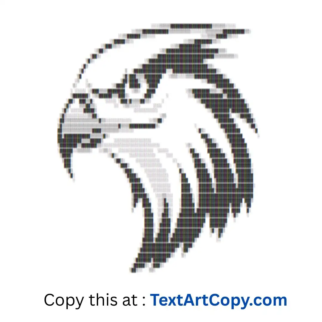 Falcon Text Art