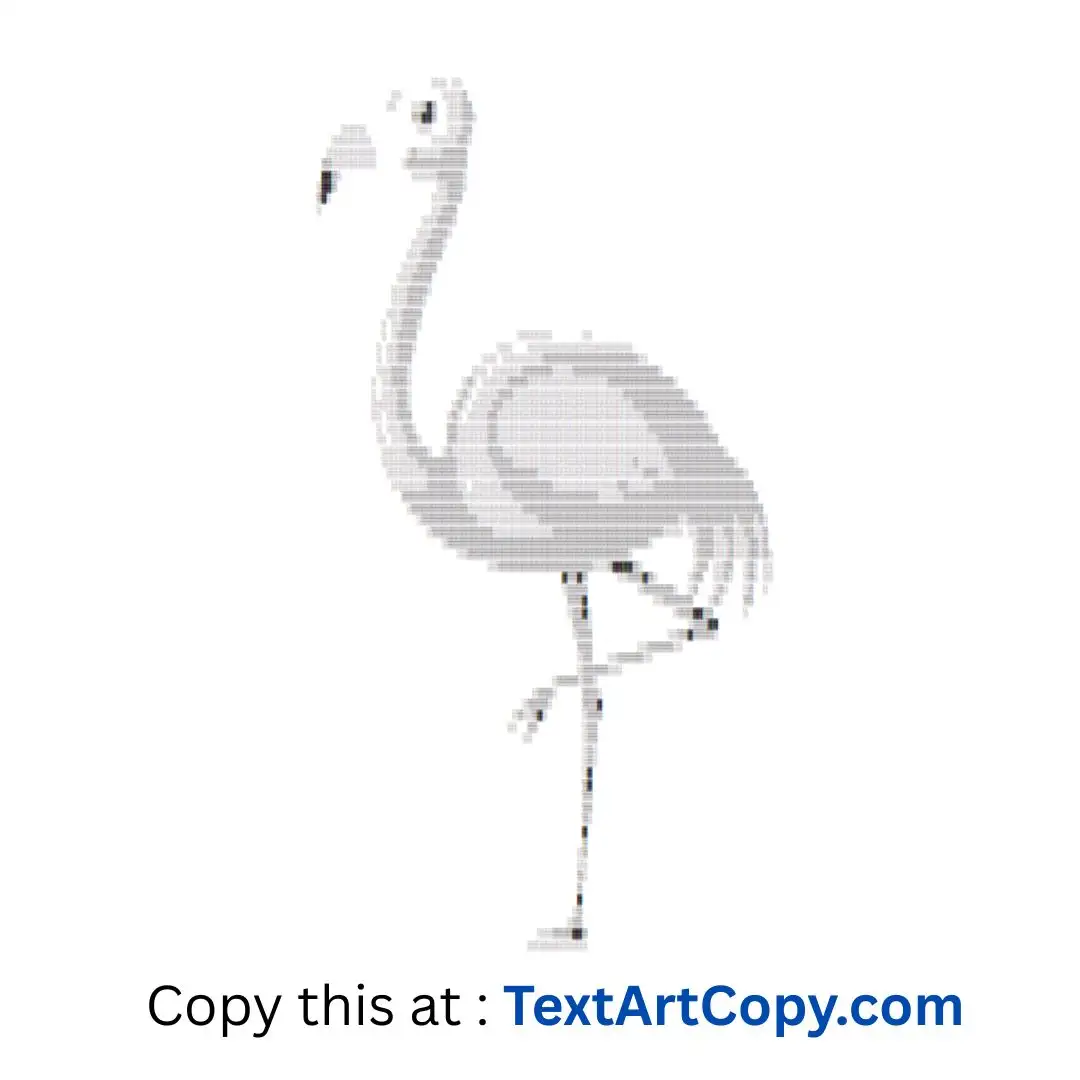 Flamingo ASCII