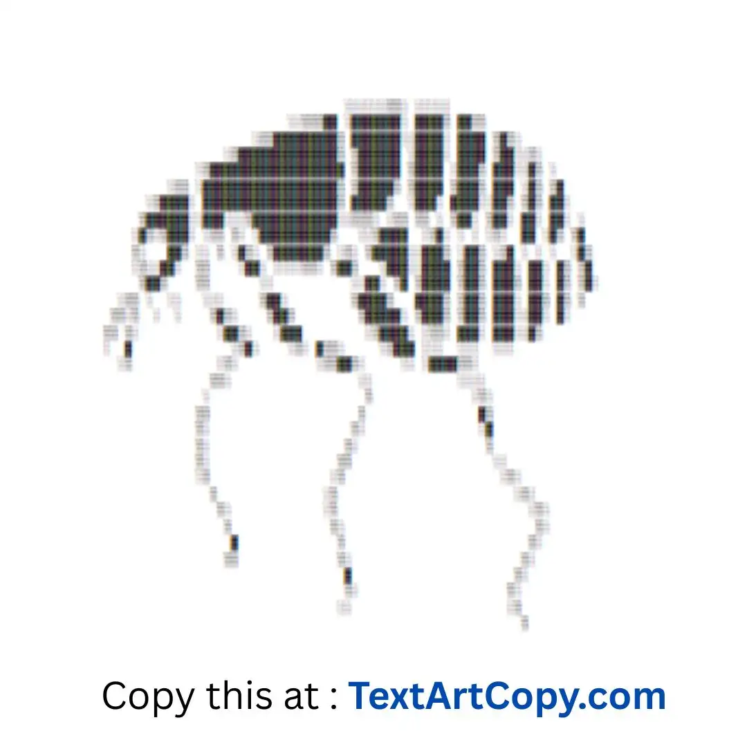 Flea Text Art Copy