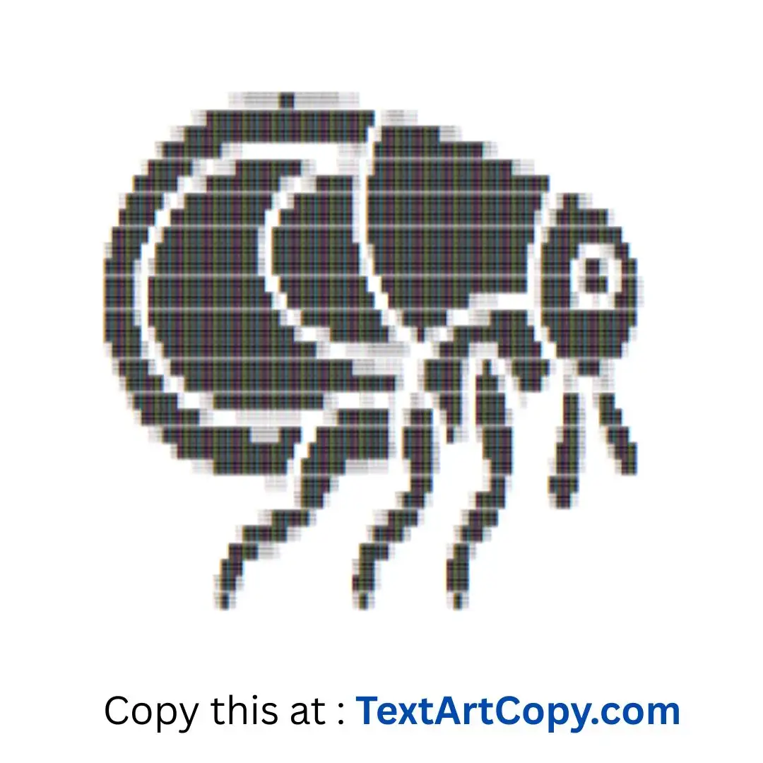 Flea Text Art