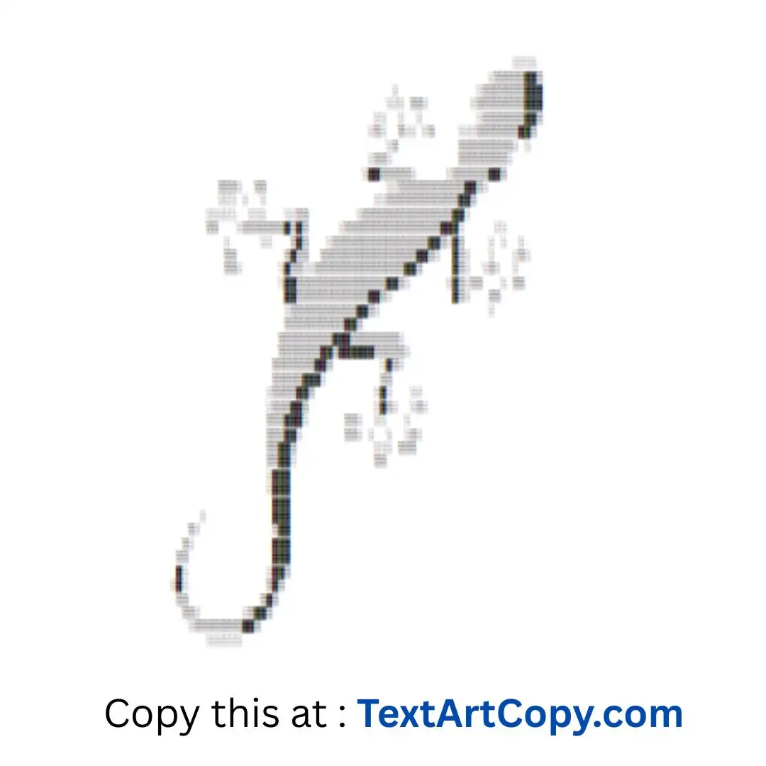 Gecko ASCII
