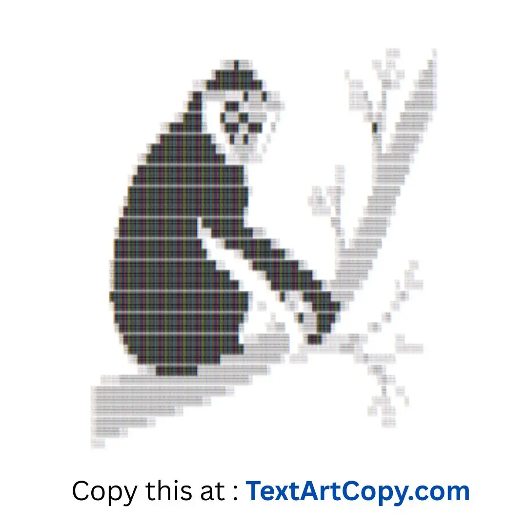 Gibbon ASCII Art Copy