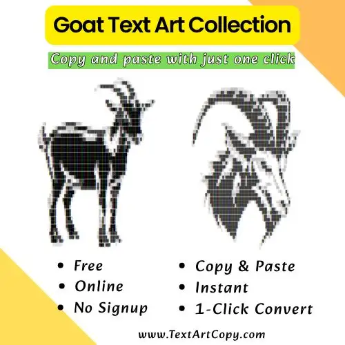 Goat Text Art Copy