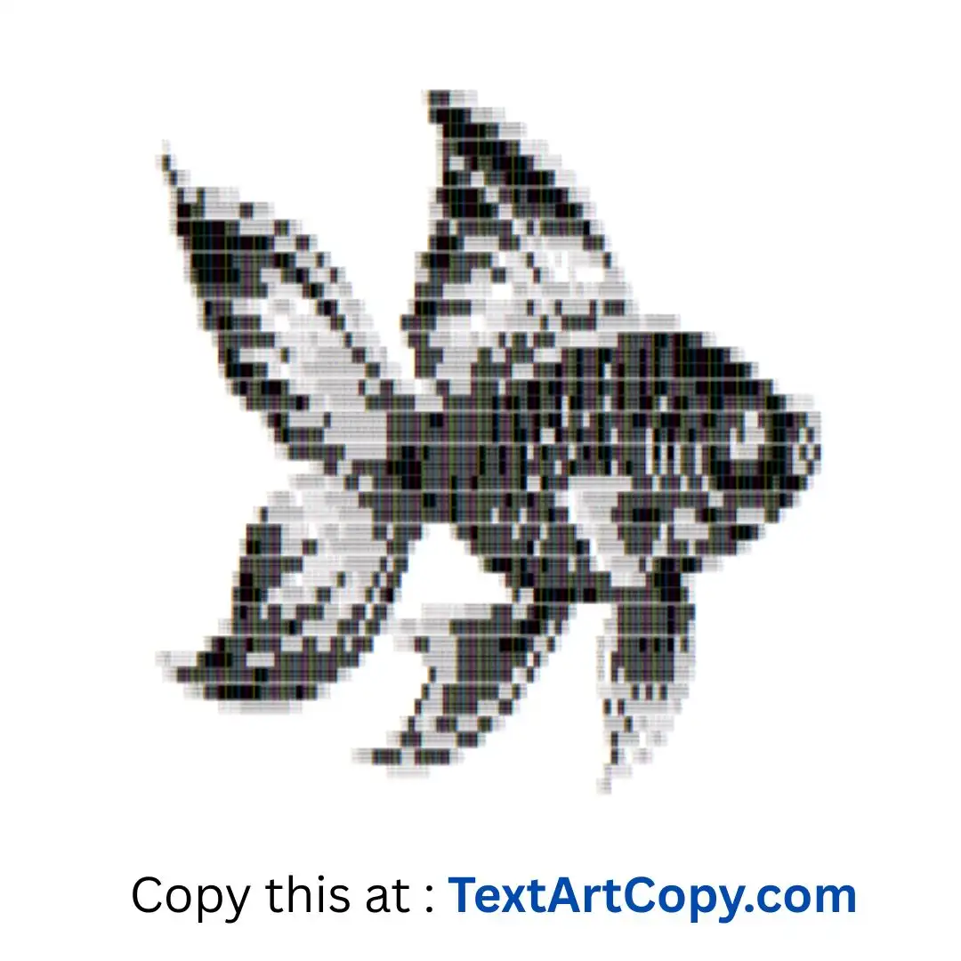 Goldfish ASCII