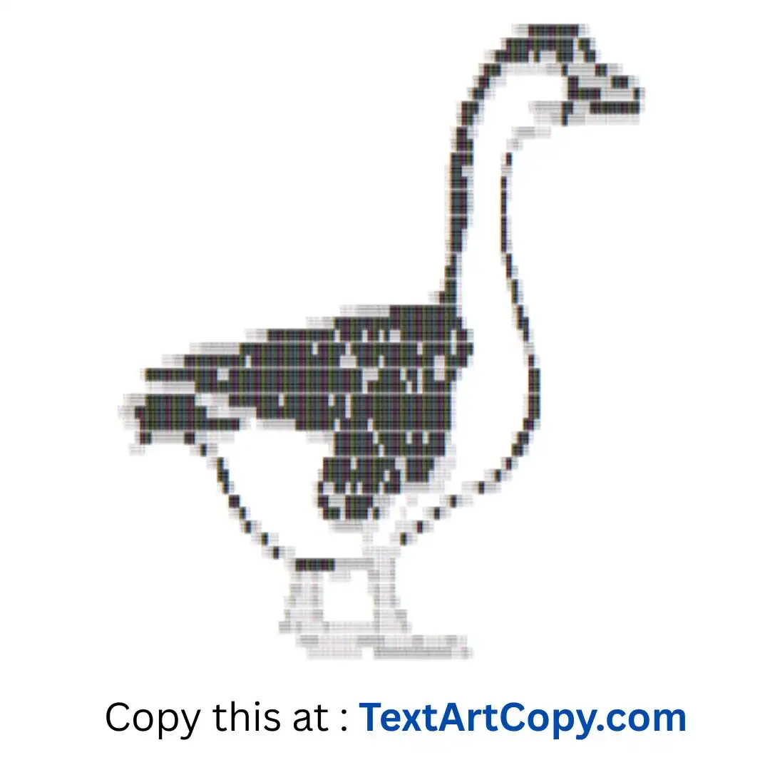 Goose ASCII Art Copy