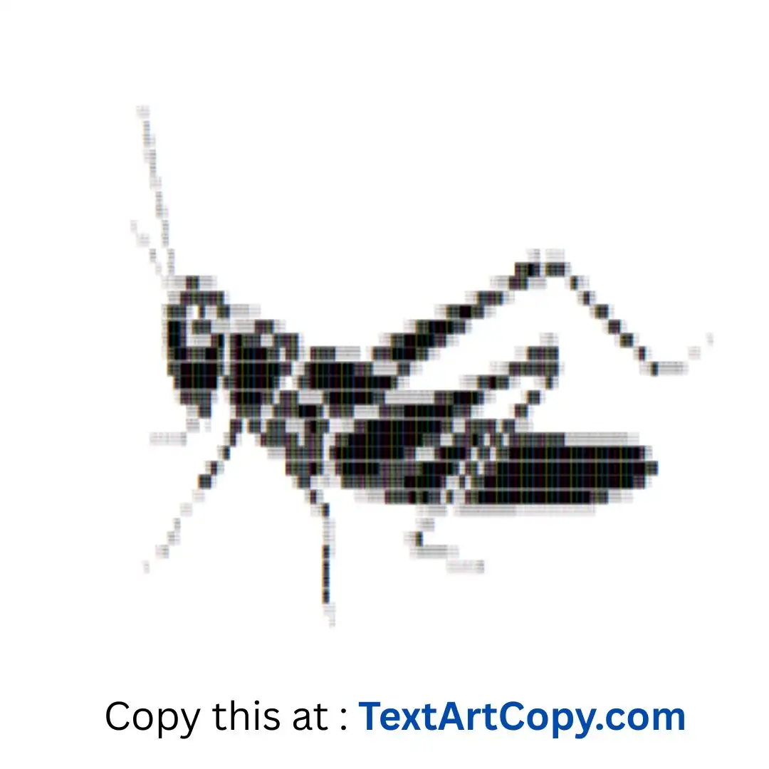 Grasshopper ASCII Art Copy