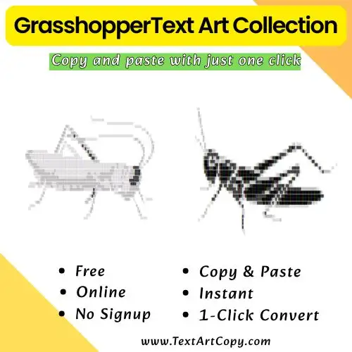 Grasshopper Text Art Copy