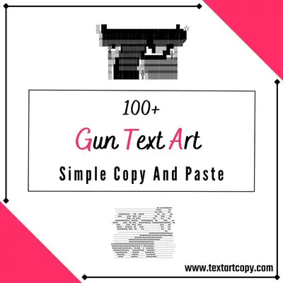 gun Text Art