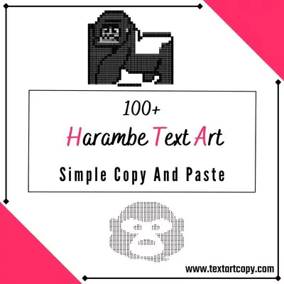 harambe Text Art