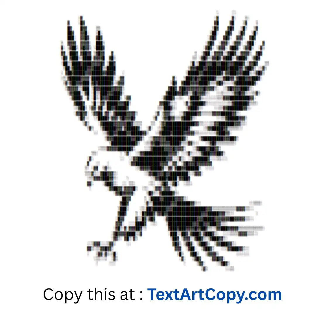 Harrier Text Art