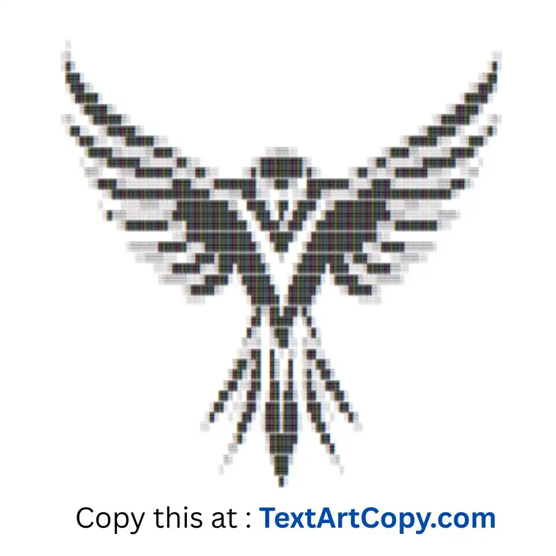 Hawk Text Art