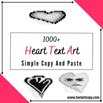 100+ Heart Text Art Copy And Paste