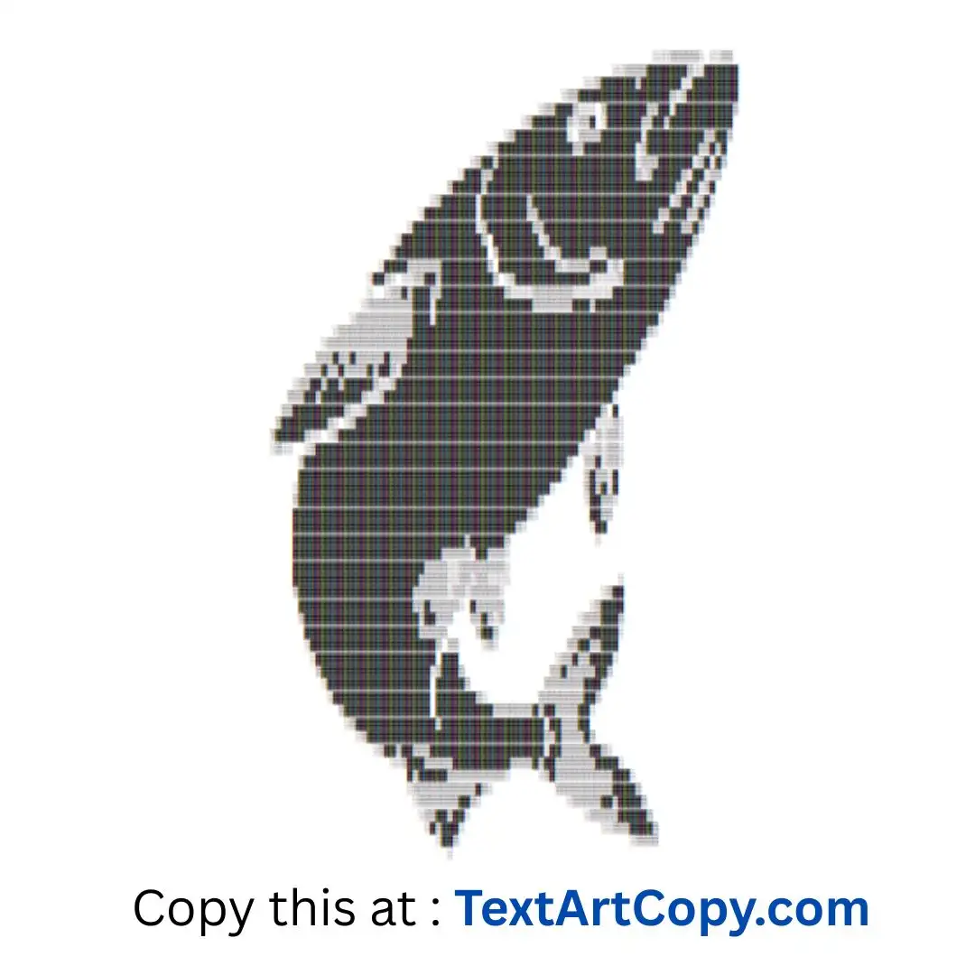 Herring ASCII Art Copy