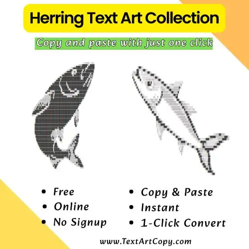 Herring Text Art Copy