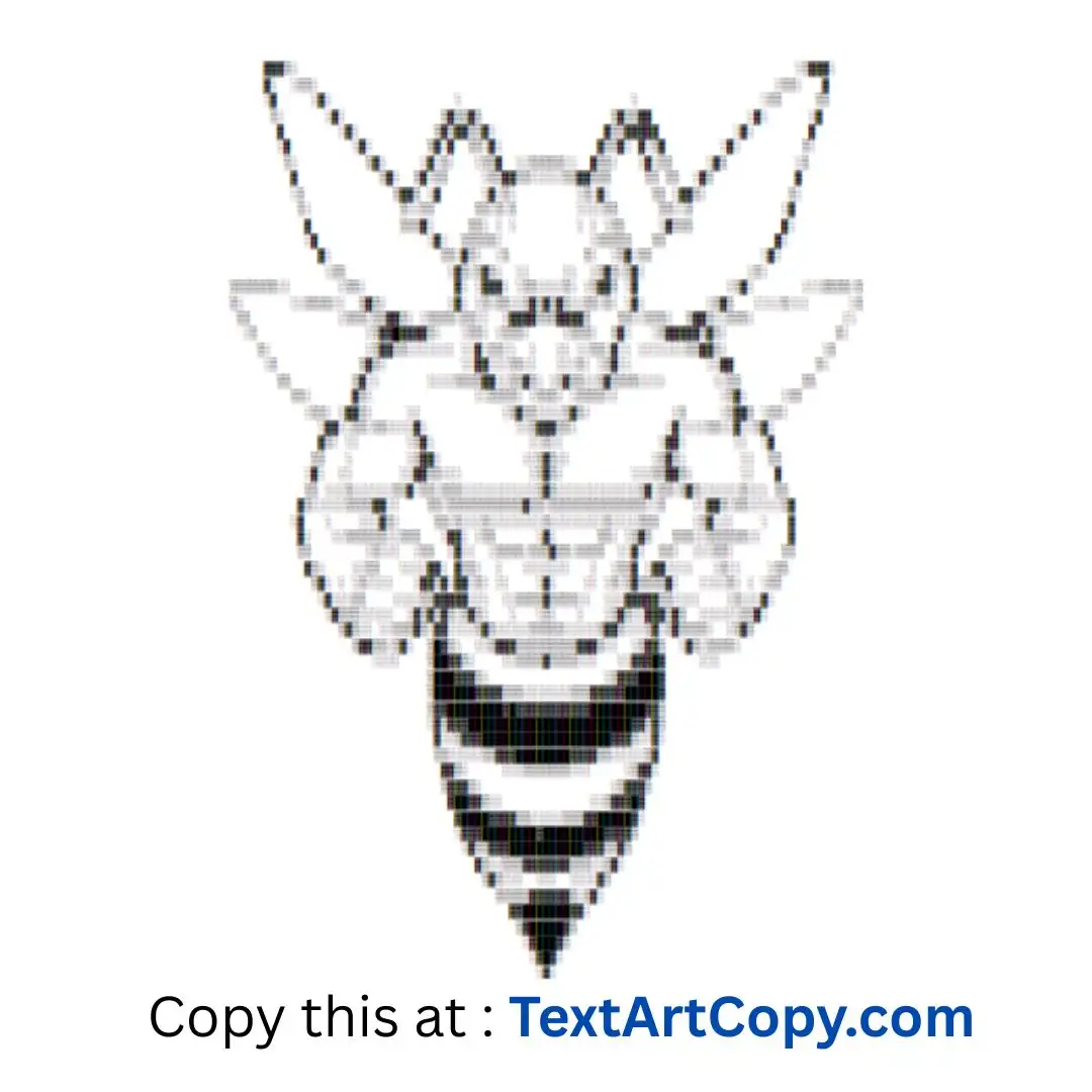 Hornet Text Art