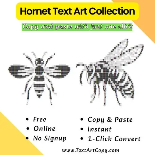 Hornet Text Art Copy