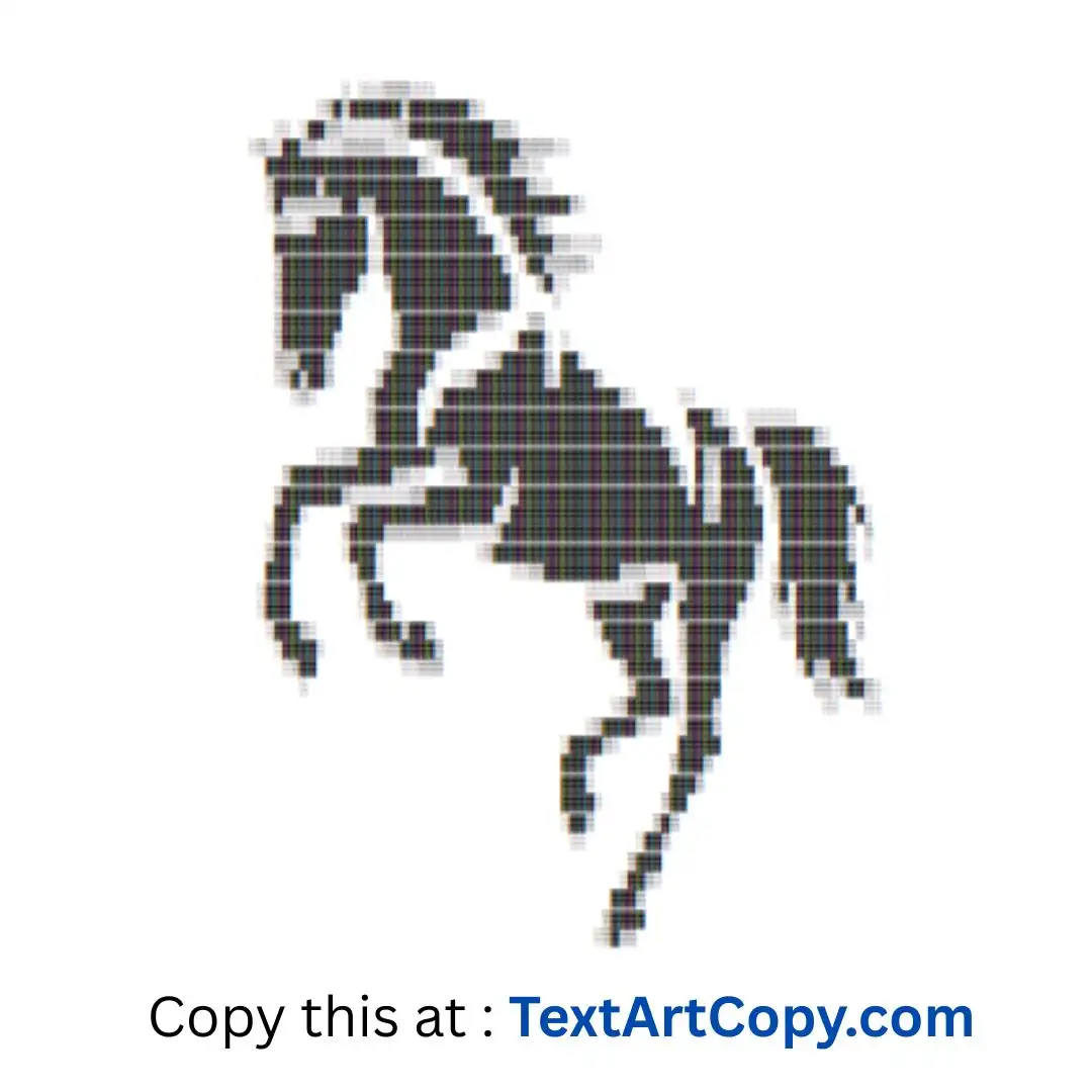 Horse Text Art Copy