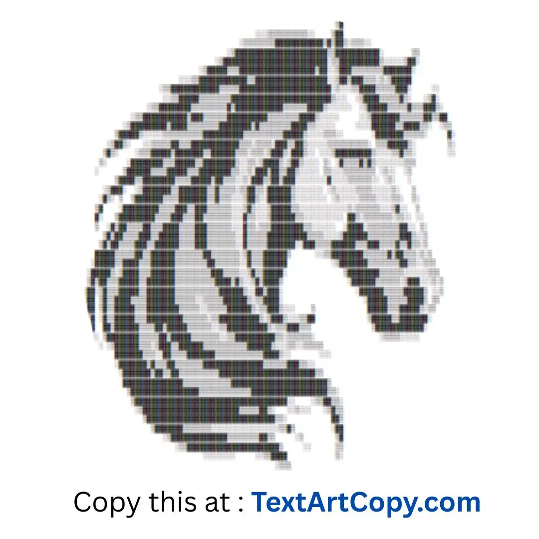 Horse ASCII