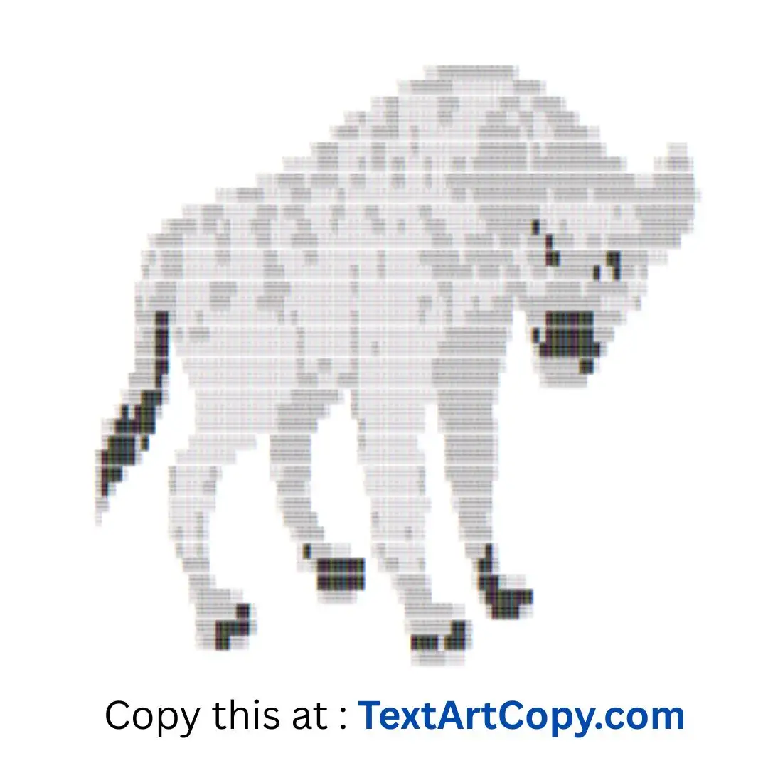 Hyena ASCII