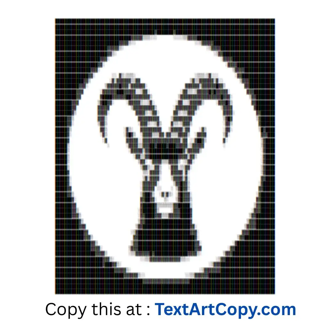 Ibex ASCII Art Copy