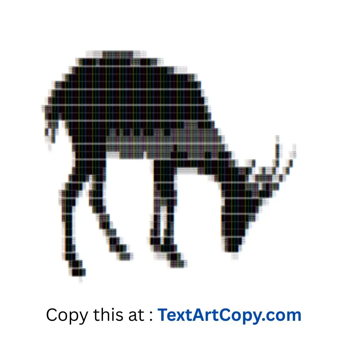 Ibex Text Art