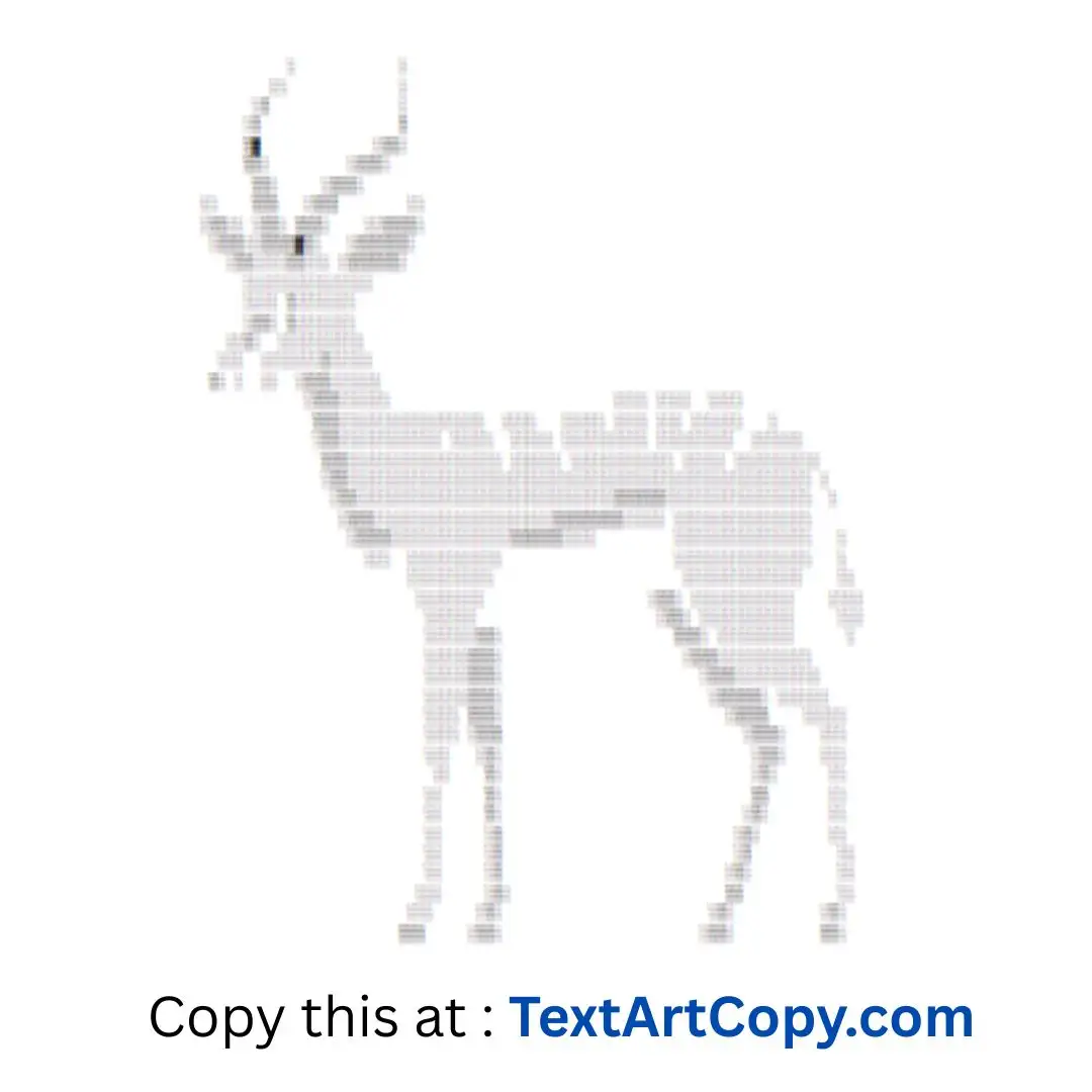 Impala Text Art Copy