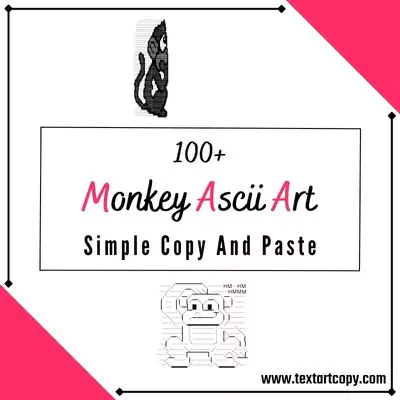 monkey Text Art