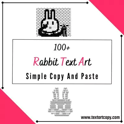 rabbit Text Art