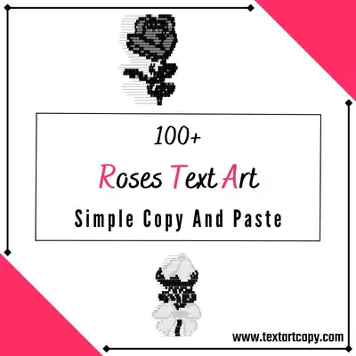 roses Text Art