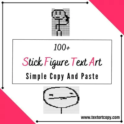 stick figure Text Art